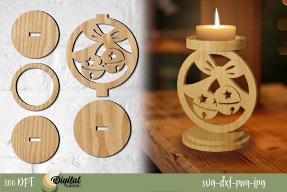 Bells Candle Holder Christmas: Laser Cutting & Winter Amp Review