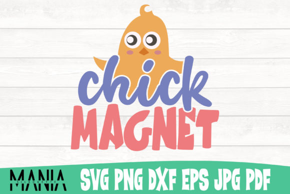 Chick Magnet Svg Cut File Design: Graphics for Handmade Creators