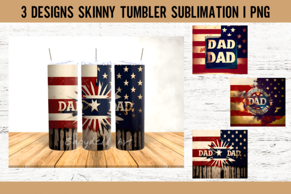 Father’s Day Tumbler Sublimation Design for Crafts & Graphics