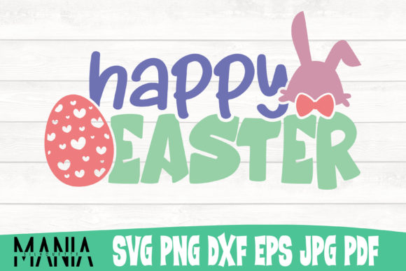 Happy Easter 3 Svg Cut File Design Graphics