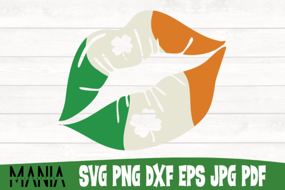 Irish Lips Svg Cut File Design Graphics Review