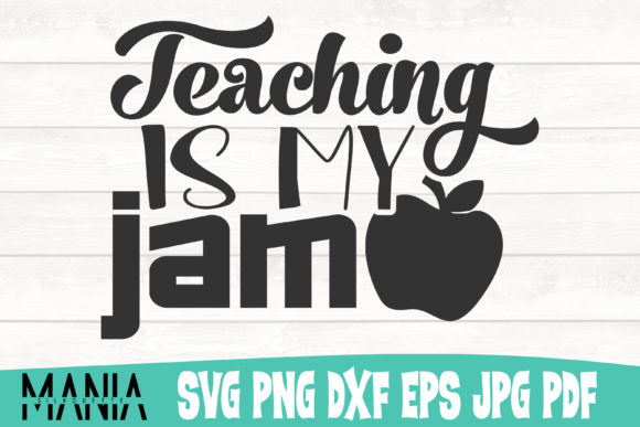 Teaching is My Jam Svg Cut File Graphics & Graphic Templates Review